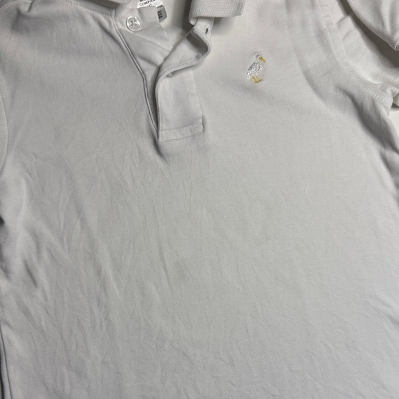 The Beaufort Bonnet Company Classic White pima Polo Shirt for boys 4T - Picture 5 of 5